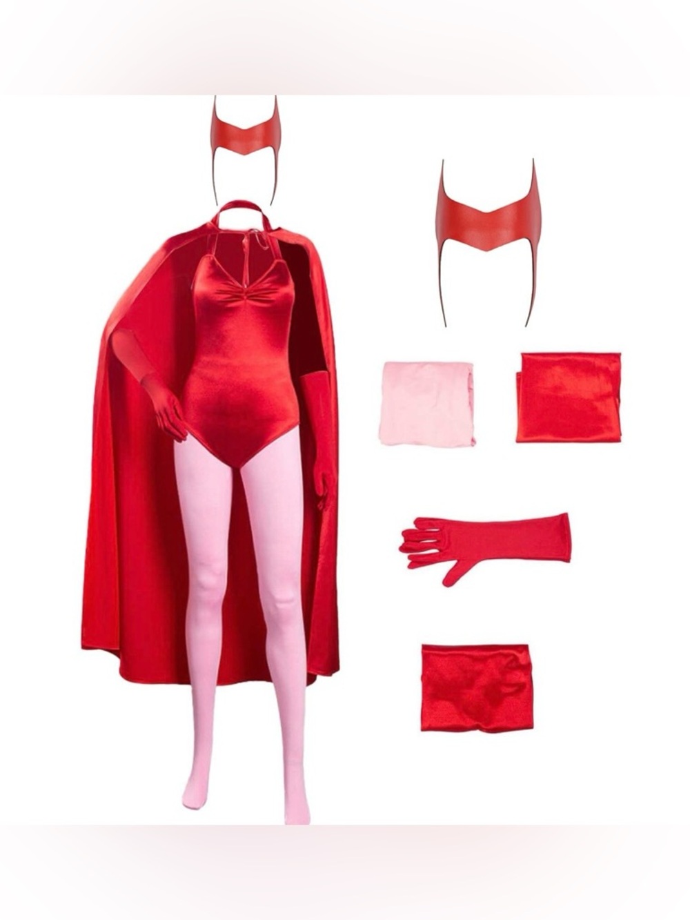 Sexy Scarlet Witch Wanda Maximoff Cosplay Costume/Outfit Women's Size Medium